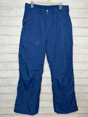 The North Face HyVent Men’s M Blue Cargo Ski Snowboard Snow Pants Waterproof